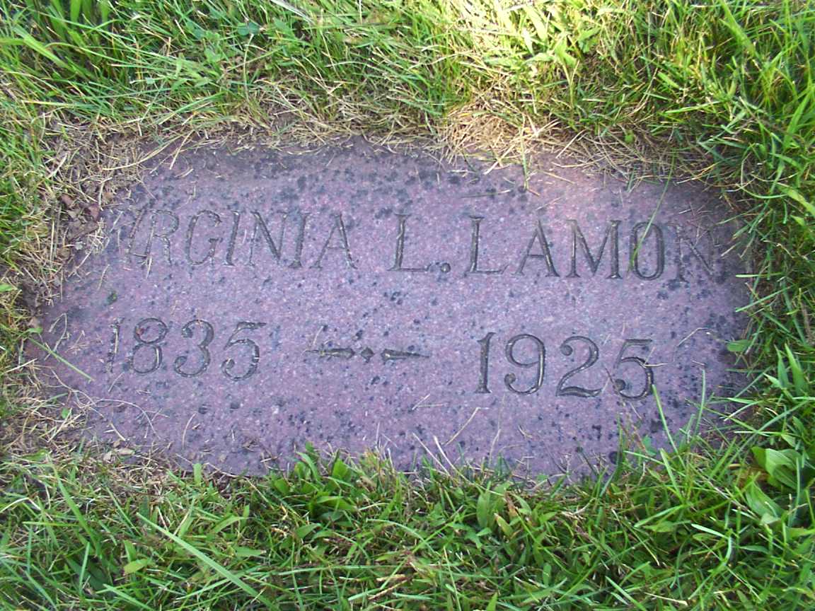 Gravesite of Virginia C. Lamon