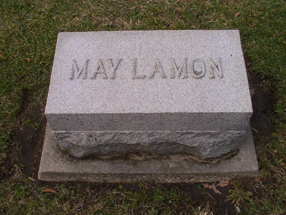 Grave of May Lamon
