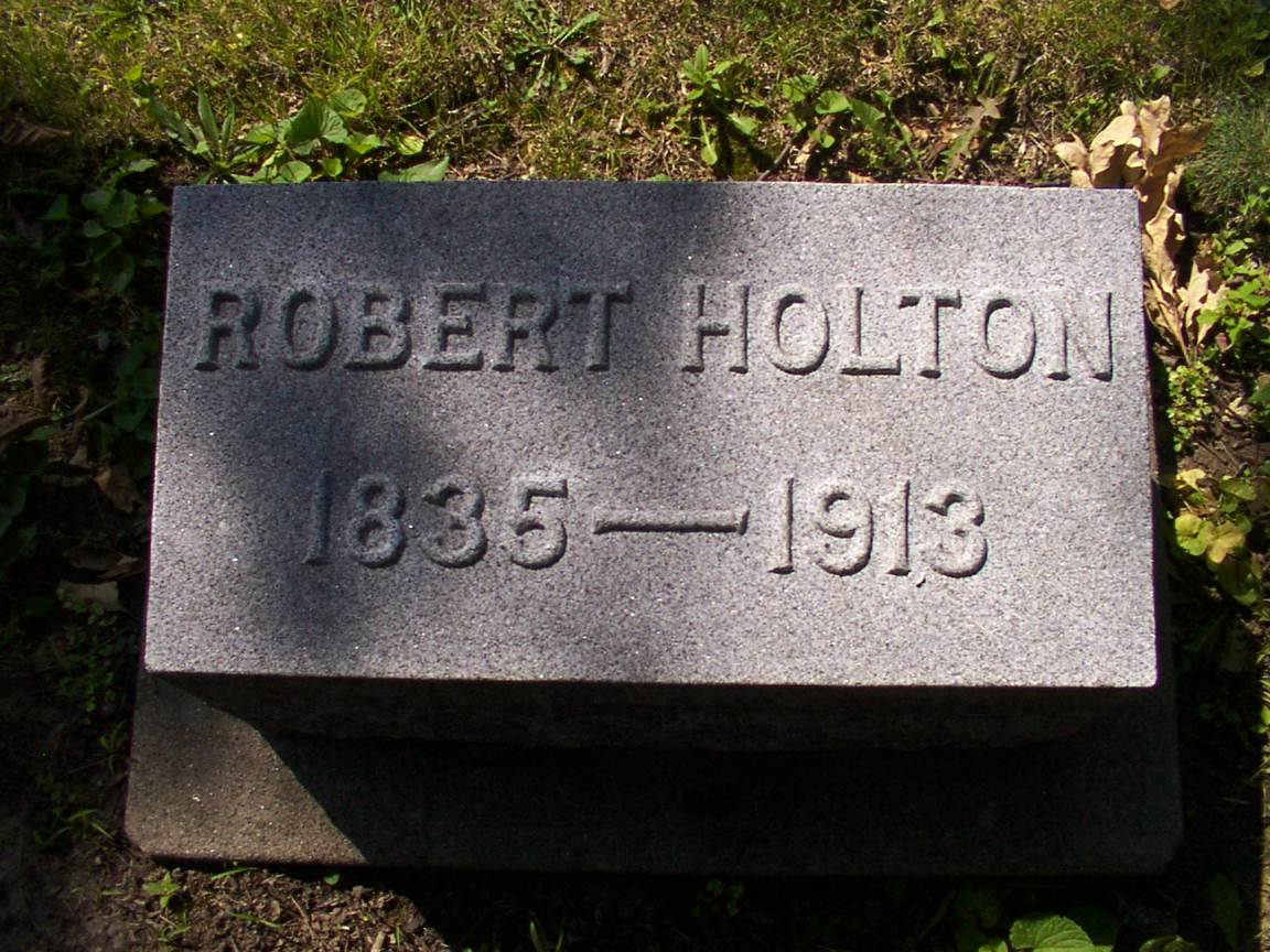 Gravesite of Robert Holton